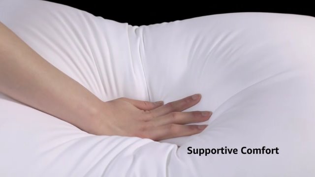 Amazon Basics Down Alternative Pillows for Stomach and Back Sleepers, Soft Density, Standard, Pack of 2, White, 26 in L x 20 in W