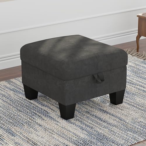 Sectional Sofa Couches for Living Room: Convertible L Shaped Couch with Storage Ottoman - Grey Small 3 Seater Sofas Furniture Set for Small Space