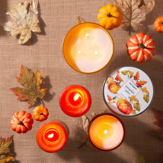 Pier 1 Pumpkin Spice 8oz Boxed Soy Candle