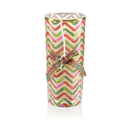 Pier 1 Peppermint Party 6oz Filled Charm Jar Candle