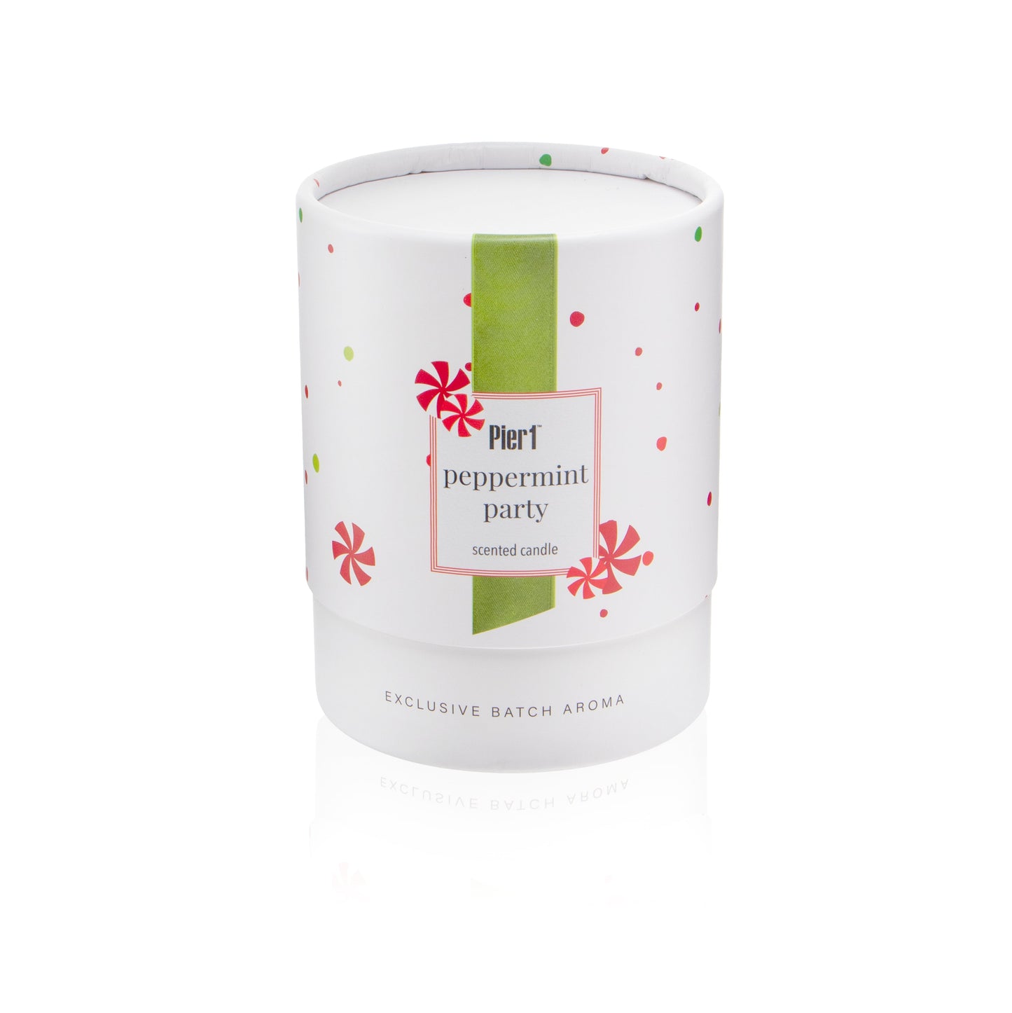Pier 1 Peppermint Party 8oz Boxed Soy Candle