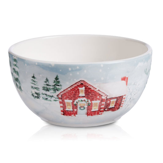 Pier 1 Home for Christmas Set of 4 Cereal Bowls - Pier 1