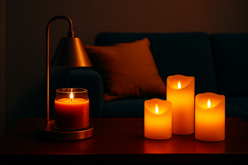 Candle Warmers vs Flameless Candles (Safety & Style)