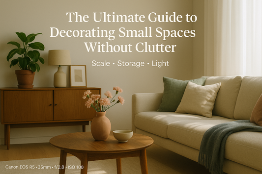 🏡 The Ultimate Guide to Decorating Small Spaces Without Clutter