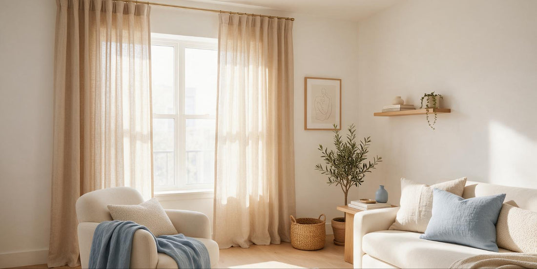 Semi-Sheer Linen Curtains, 84 Inches: How to Check the Length Before You Buy
