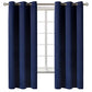BGment Blackout Curtains for Bedroom - Grommet Thermal Insulated Room Darkening Curtains for Living Room, Set of 2 Panels (42 x 63 Inch, Navy Blue)
