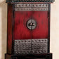 Touch of Class Oriental Pagoda Key Wall Cabinet Bronze - Oriental Furnishings Asian Accent - Accommodates Multiple Sets - Six Hooks Inside - Magnet Latched Double Door