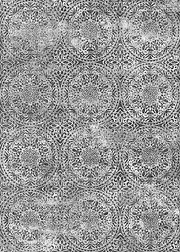 vivorug Washable Rug, Ultra Soft Area Rug 6x9, Non Slip Abstract Rug Foldable, Stain Resistant Rugs for Living Room Bedroom, Modern Fuzzy Rug (Gray/Rust, 6'x9')